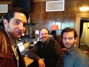 Director Collin Schiffli and writer/actor David Dastmalchian.